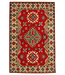 Kelimshop 155x100cm Hand-Knotted Wool Kazak Rug – Authentic Oriental Carpet, Traditional Tribal Design, High-Quality Handmade Wool Rug