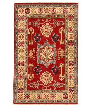 Kelimshop 154x98cm Handgeknüpfter Woll Kazak Teppich – Authentischer Orientalischer Teppich, Traditionelles Tribal Design, Hochwertiger Handgefertigter Wollteppich Kelimshop 154x98cm Handgeknüpfter Woll Kazak Teppich – Authentischer Orientalischer Teppich, Traditionelles Tribal Design, Hochwertiger Handgefertigter Wollteppich