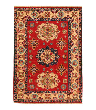 Kelimshop 140x100cm Handgeknüpfter Woll Kazak Teppich – Authentischer Orientalischer Teppich, Traditionelles Tribal Design, Hochwertiger Handgefertigter Wollteppich Kelimshop 140x100cm Handgeknüpfter Woll Kazak Teppich – Authentischer Orientalischer Teppich, Traditionelles Tribal Design, Hochwertiger Handgefertigter Wollteppich