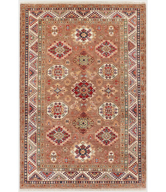 Handgeknüpfter Kazak Teppich – 100 % Wolle – 254x170 cm – Traditioneller & Authentischer Orientteppich