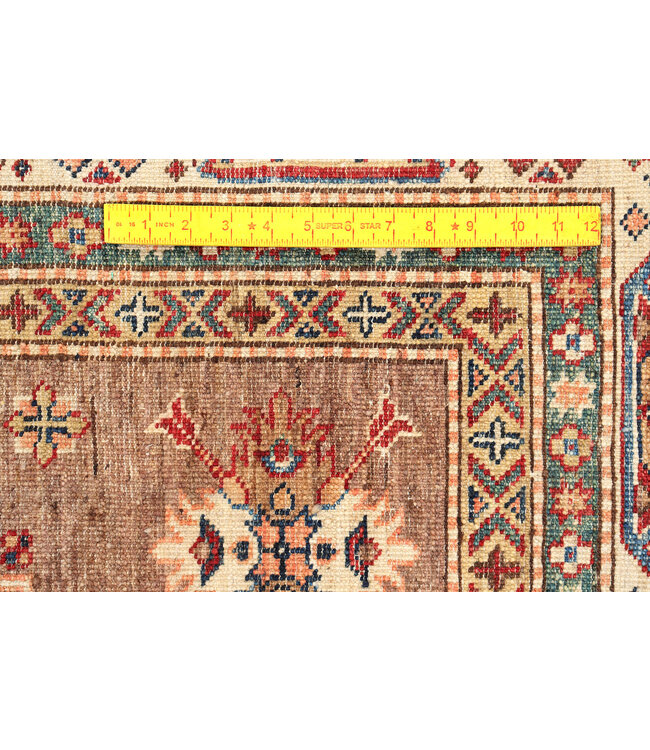 Handgeknoopt Kazak Tapijt – 100% Wol – 254x170 cm – Traditioneel & Authentiek Vloerkleed