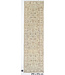 Beige & Taupe Hand-Knotted Wool Runner (290 x 76 cm)