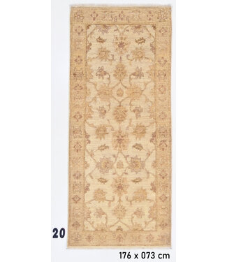 Wüstenblüte – Handgeknüpfter Woll-Läufer – 176 x 073 cm – Beige & Sandfarben Wüstenblüte – Handgeknüpfter Woll-Läufer – 176 x 073 cm – Beige & Sandfarben