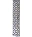 Hand-knotted Wool Runner Rug in Navy and Beige – 430 x 078 cm