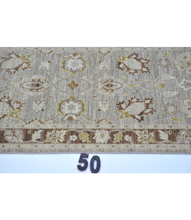 Loper – Handgeknoopt wollen tapijt met klassiek oosters patroon – 292 x 73 cm