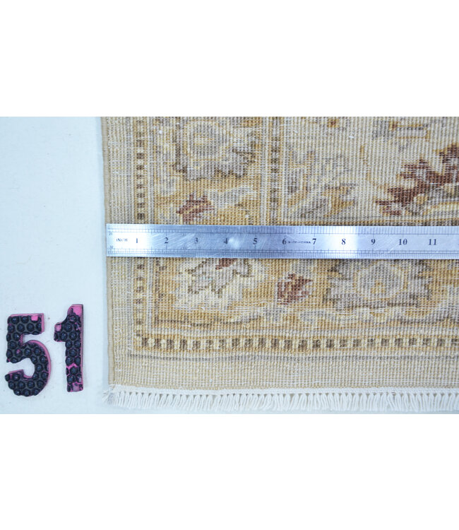 Runner – Hand-Knotted Wool Rug in Soft Earth Tones – 305 x 79 cm