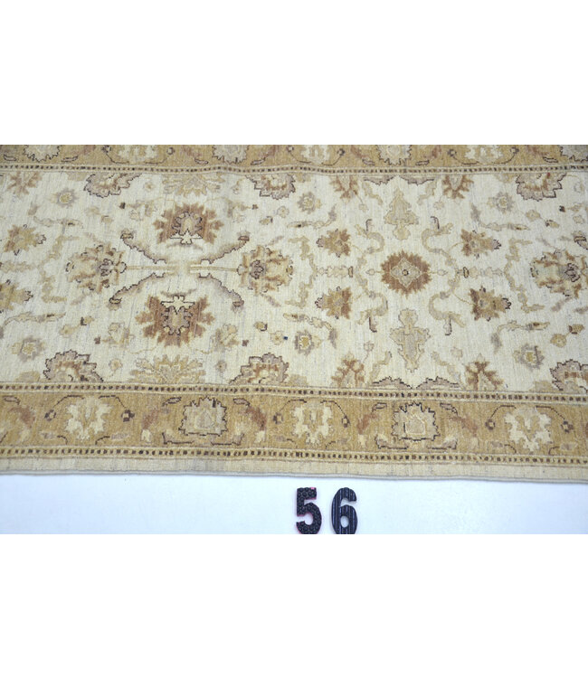 Runner – Hand-Knotted Wool Rug in Warm Earth Tones – 277 x 79 cm