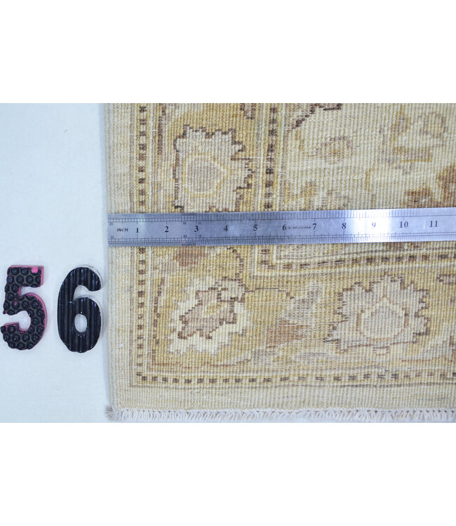 Runner – Hand-Knotted Wool Rug in Warm Earth Tones – 277 x 79 cm