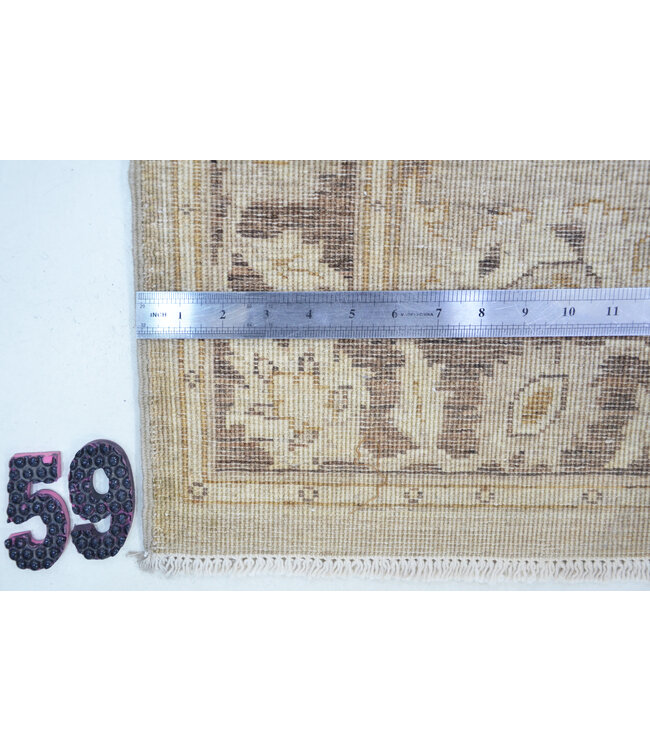 Runner – Hand-Knotted Wool Rug in Ziegler Style – 366 x 78 cm