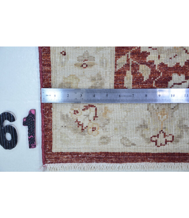 Loper – Handgeknoopt wollen tapijt met klassiek bloemenmotief – 292 x 77 cm