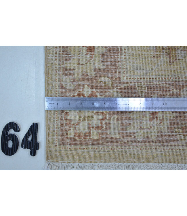 Runner – Hand-Knotted Wool Rug with Classic Ziegler Design – 299 x 75 cm