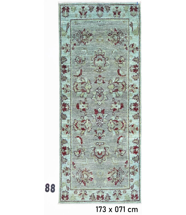 Runner – Hand-Knotted Wool Rug "Mint Classic" – 173 x 071 cm