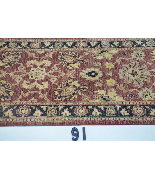 Ziegler Loper – Handgeknoopt, Wol – 342 x 69 cm