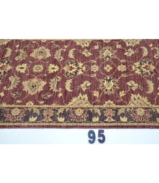 Läufer – Handgeknüpfter Wollteppich "Royal Red Classic" – 240 x 081 cm