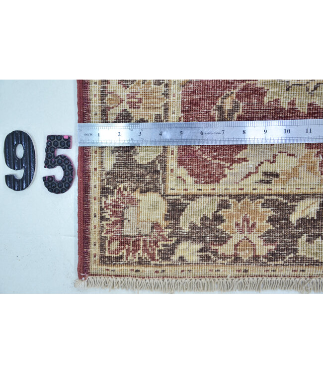 Loper – Handgeknoopt wollen tapijt "Royal Red Classic" – 240 x 081 cm