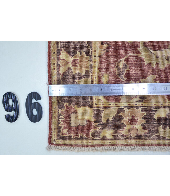 Runner – Hand-Knotted Wool Rug "Bordeaux Elegance" – 271 x 077 cm