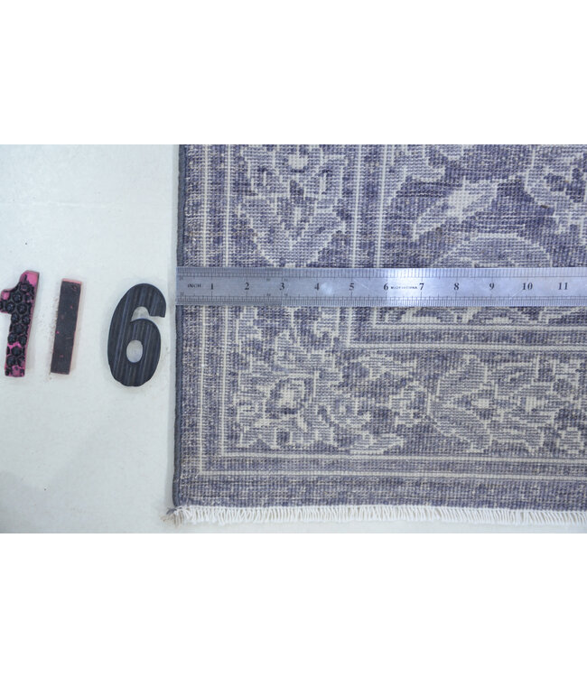 Grey Ziegler Rug – 307 x 077 cm – Hand-Knotted Wool