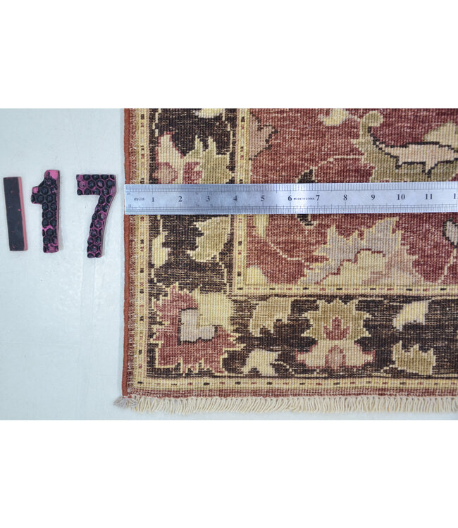 Red Kazak Rug – 287 x 075 cm – Hand-Knotted Wool