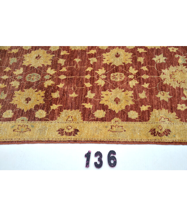 Modern Blue Hand-Knotted Wool Rug – 354 x 076 cm
