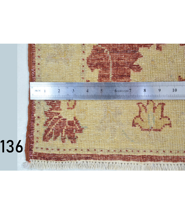 Modern Blue Hand-Knotted Wool Rug – 354 x 076 cm