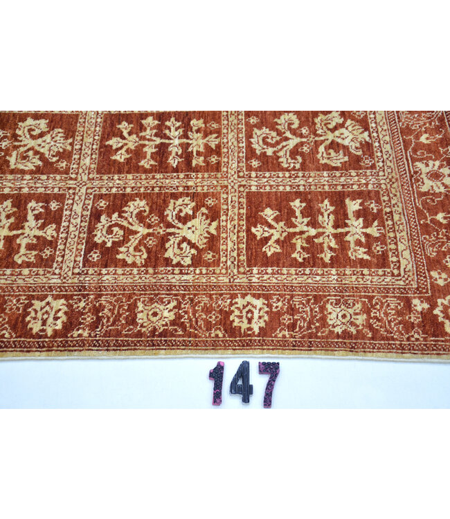 Gabbeh Red and Yellow Pattern, 128 x 075 cm