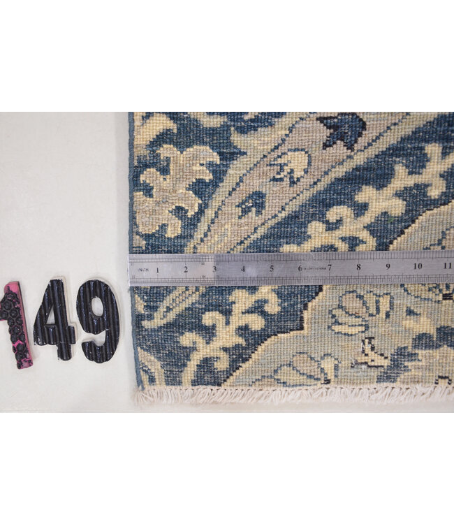 Modern Blue and Beige Tapijt, 246 x 164 cm