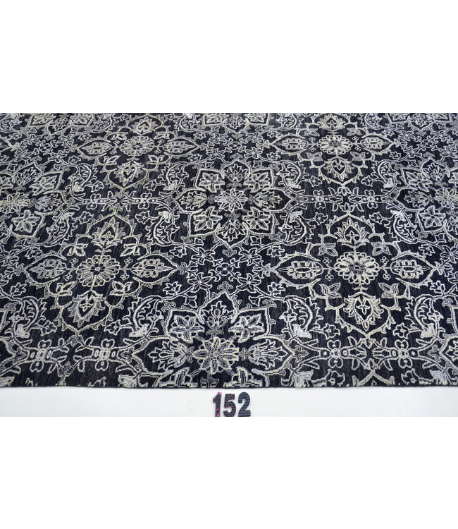 Modern Zwart en Witte Tapijt, 248 x 166 cm