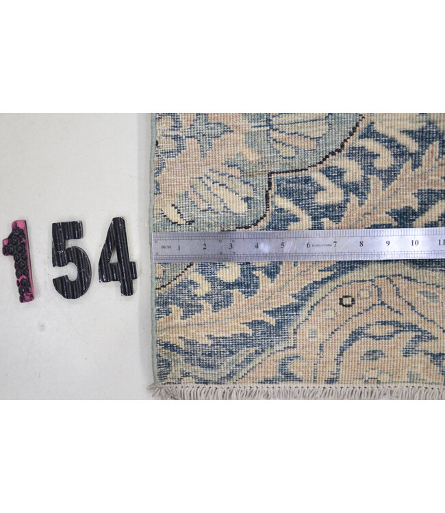 Modern Blau und Beige Tapijt, 178 x 120 cm