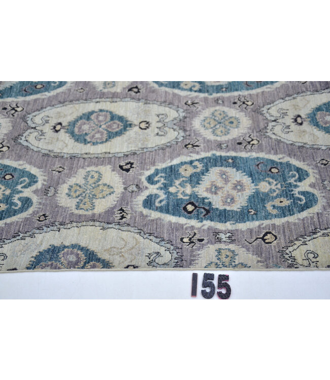 Gabbeh Grau und Blau Tapijt, 179 x 119 cm