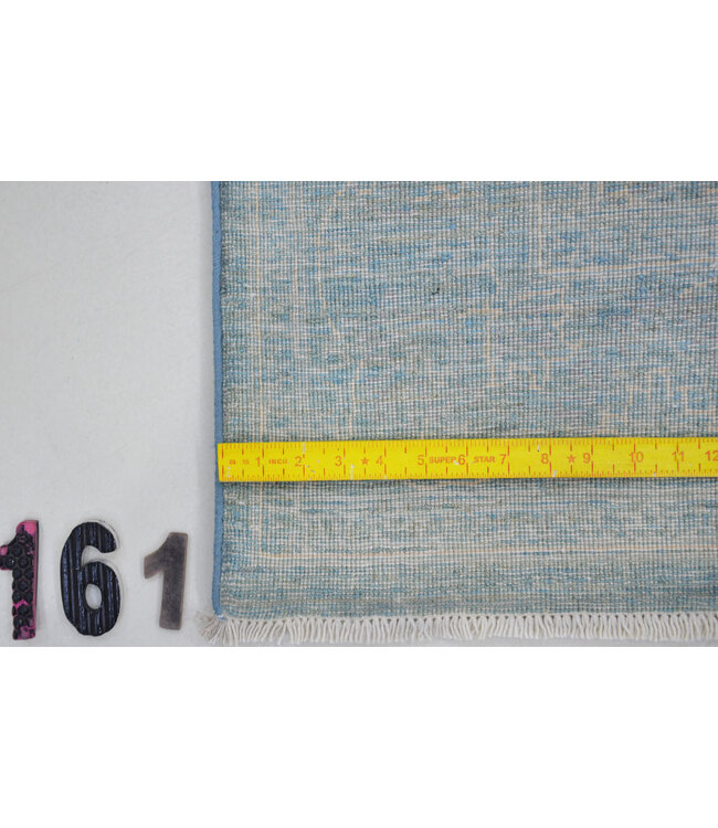 Modern Blau Tapijt mit Floralen Motiven, 181 x 120 cm