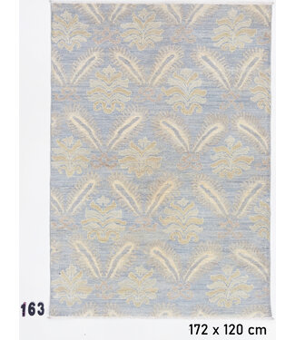 Modern Blau Tapijt mit Floralen Motiven, 172 x 120 cm Modern Blau Tapijt mit Floralen Motiven, 172 x 120 cm