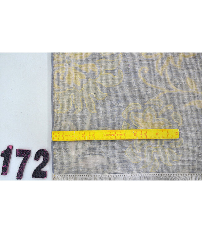 Grey-Yellow Modern Rug – Hand-knotted Wool – 190 x 123 cm