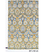 Blue Gold Ziegler Rug – Hand-knotted Wool Carpet – 267 x 163 cm