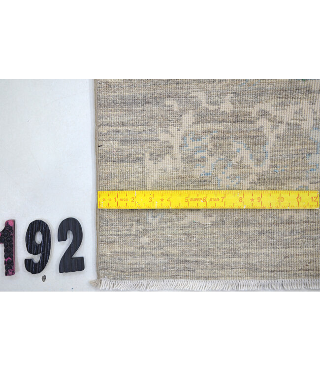 Grey-Blue Modern Rug – Hand-knotted Wool Carpet – 236 x 166 cm