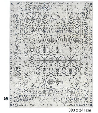 White Ziegler Rug – Hand-knotted Wool Carpet – 303 x 241 cm