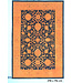 Orange-Schwarzer Ziegler Teppich 298x196cm - Handgeknüpft Wolle