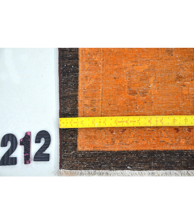 Orange-Black Ziegler Rug 298x196cm - Hand-Knotted Wool