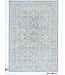 Blau Beige Ziegler Teppich 291x198cm - Handgeknüpft Wolle