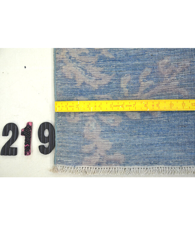 Blue Purple Modern Rug 285x189cm - Hand-knotted Wool