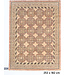 Beige Bruin Kazak Tapijt 253x182cm - Handgeknoopt Wol