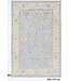 Hellblau Beige Ziegler Teppich 298x197cm - Handgeknüpft Wolle