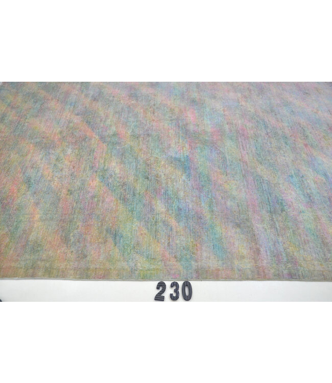 Modern Pastel Handgeknopt Wol Tapijt - 230 x 165 cm