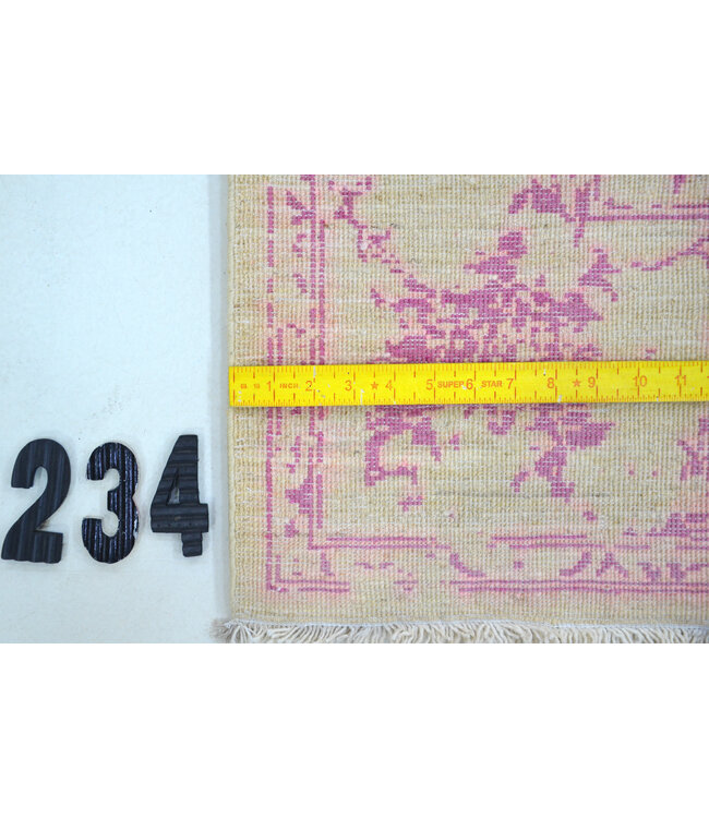 Rosa Vintage-Teppich – 237 x 167 cm