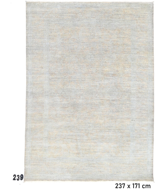 Hellblauer Moderner Teppich – 237 x 171 cm
