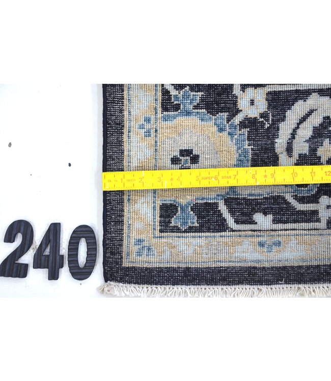 Black-Beige Kazak Rug – 279 x 183 cm