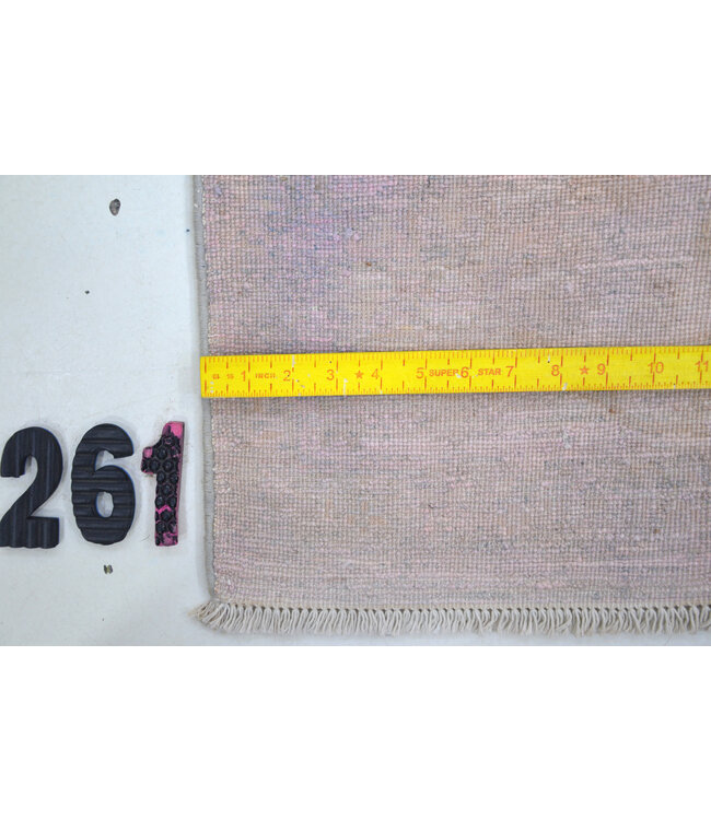 Lichtblauw Handgeknoopt Tapijt – 246 x 149 cm – Modern Kazak Patroon