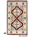 Rood Kazak vloerkleed – 199 x 114 cm – Handgeknoopt wollen tapijt