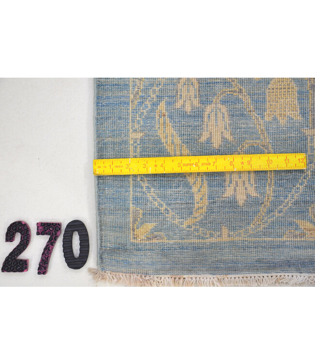 Lichtblauw Ziegler vloerkleed – 173 x 117 cm – Handgeknoopt wollen tapijt