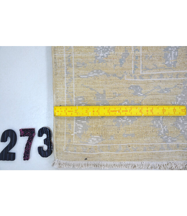 Beige-Grijs Ziegler tapijt – 179 x 116 cm – Handgeknoopt wollen kleed