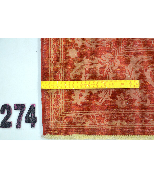 Tiefroter Ziegler Teppich – 179 x 121 cm – Handgeknüpfter Wollteppich